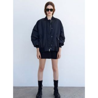 ザラ(ZARA)のZARAザラウォーターレペレント キルティング ボンバージャケット(ブルゾン)