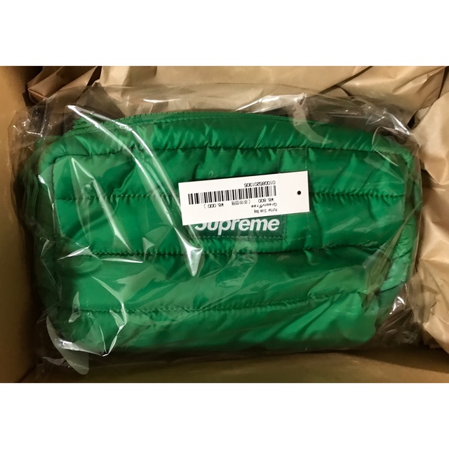 Supreme Puffer Side Bag Green 1