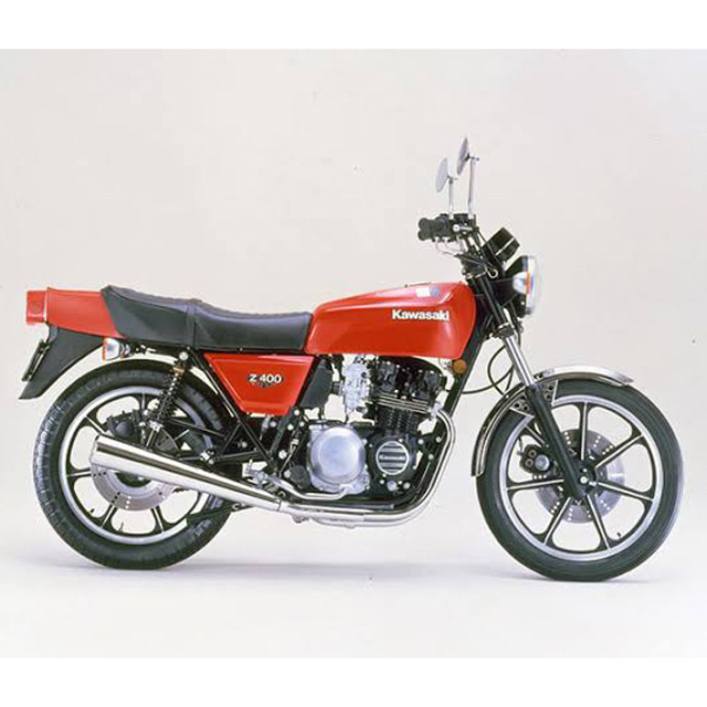 新品 1/18 赤kawasaki Z400FX カワサキ ミニカー Z1 Z2-