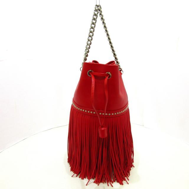 J&M DAVIDSON ハンドバッグ 赤-