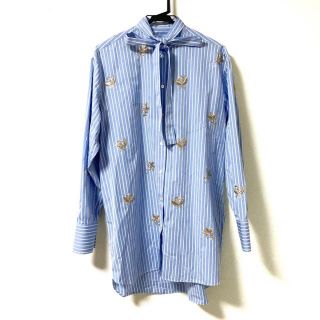 ヴァレンティノ(VALENTINO)のバレンチノ 長袖シャツブラウス サイズ40 M(シャツ/ブラウス(長袖/七分))