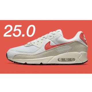 ナイキ(NIKE)のNIKE AIR MAX 90 ナイキ エアマックス90 オレンジ 25(スニーカー)