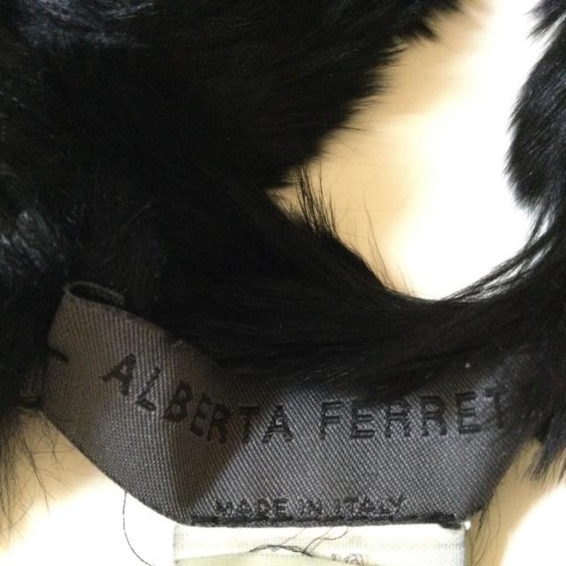 ALBERTA FERRETTI(アルベルタフェレッティ)のアルベルタ・フェレッティ マフラー - 黒 レディースのファッション小物(マフラー/ショール)の商品写真