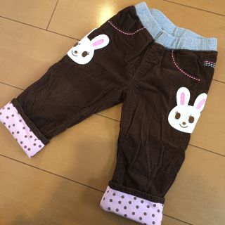 ミキハウス(mikihouse)の【美品!】ミキハウス  うさこちゃん コーデュロイ パンツ(パンツ/スパッツ)