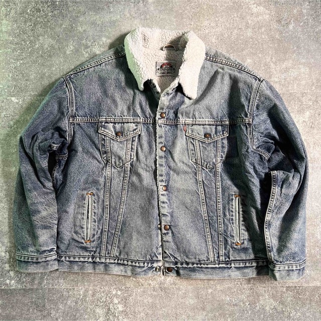 ビックサイズ XXL USA製 90´s Levi´s デニムボアジャケット-