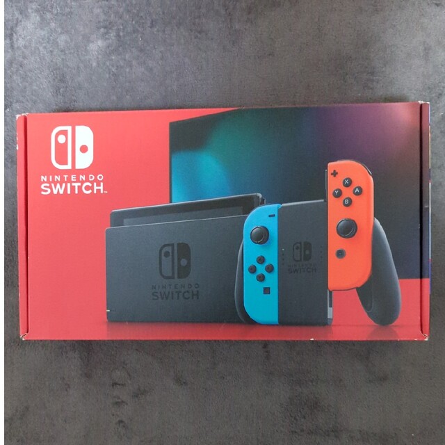 Nintendo Switch(ニンテンドースイッチ)のNintendo Switch JOY-CON(L) ネオンブルー/(R) ネオ エンタメ/ホビーのゲームソフト/ゲーム機本体(家庭用ゲーム機本体)の商品写真