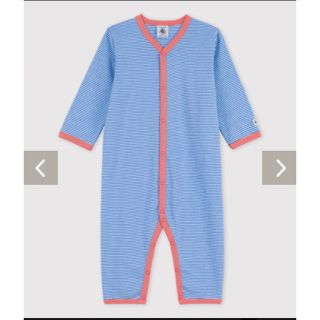 プチバトー(PETIT BATEAU)のプチバトー　足なしロンパース　6m67cm(ロンパース)