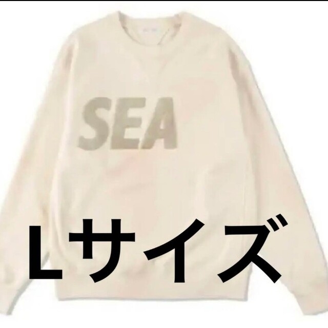 WIND AND SEA(ウィンダンシー)のウィンダンシー　Damaged Crew neck / Ivory メンズのトップス(スウェット)の商品写真