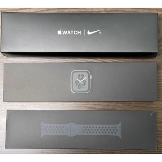 アップルウォッチ(Apple Watch)の【美品】Apple Watch4 NIKE Cellular 44mm(腕時計(デジタル))