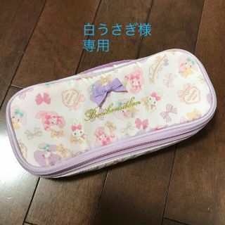 サンリオ(サンリオ)の美品　サンリオ　ぼんぼんりぼん  ペンケース　ペンポーチ　筆入れ　軽量　女の子(ペンケース/筆箱)