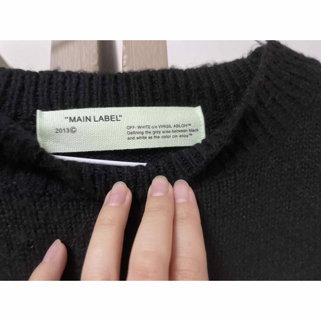 OFF-WHITE - Off-White オフホワイト ニットの通販 by モモ's shop