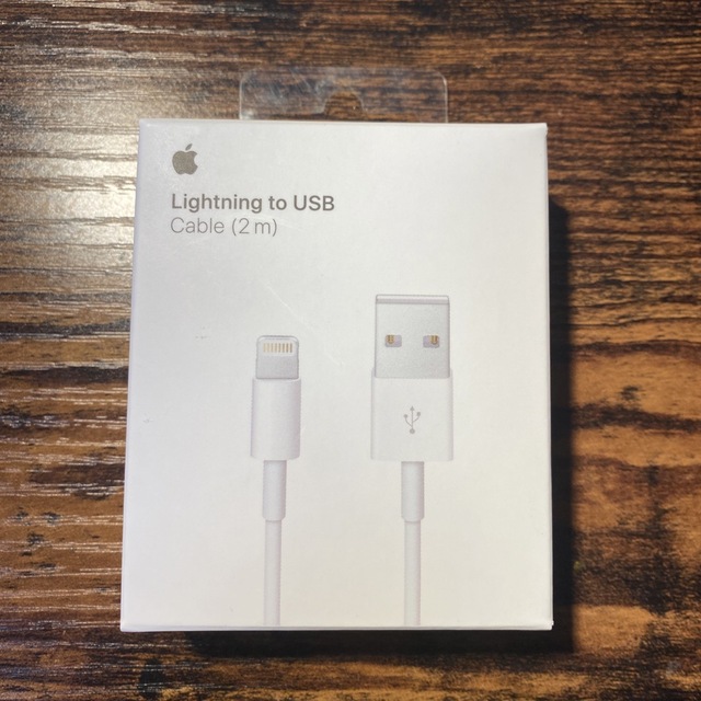 Apple(アップル)のAPPLE Lightning USBケーブル MD819AM/A スマホ/家電/カメラのスマホアクセサリー(その他)の商品写真