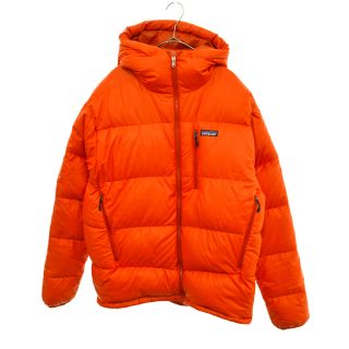 パタゴニア(patagonia)のPATAGONIA パタゴニア フィッツロイフード付き中綿 ダウンジャケット 84580F9 オレンジ(ダウンジャケット)