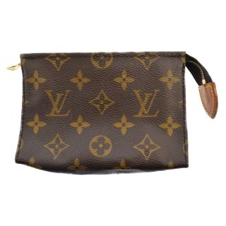 ルイヴィトン(LOUIS VUITTON)のLOUIS VUITTON ルイヴィトン ポッシュ・トワレット15 モノグラム ミニポーチ レディース M47546 ブラウン(その他)