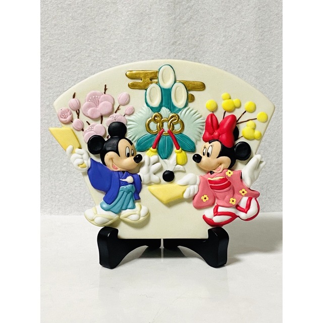 Disney - 【 希少 】Disney ミッキー & ミニー 陶器製羽子板 お正月 ...