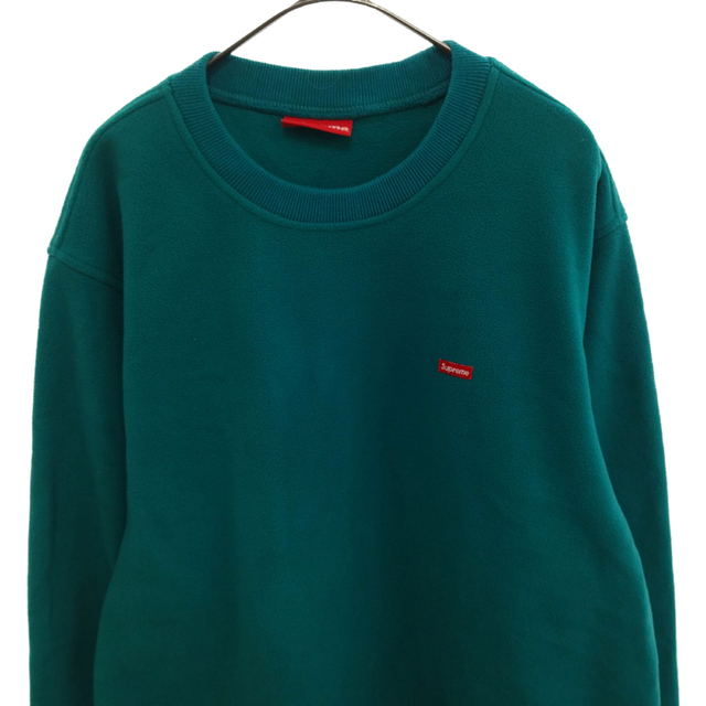 Supreme(シュプリーム)のSUPREME シュプリーム Small Box Crewneck スモールボックス クルーネック フリース プルオーバー グリーン メンズのトップス(その他)の商品写真