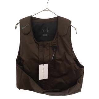 ナイキ(NIKE)のNIKE ナイキ 21AW ×Travis Scott AS M NRG BH VEST VELVET BROWN トラヴィススコット ナイロンベスト ブラウン DM1278-220(ベスト)