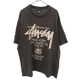 STUSSY ステューシー 80S USA製 OLD WORLD TOUR 黒タグ