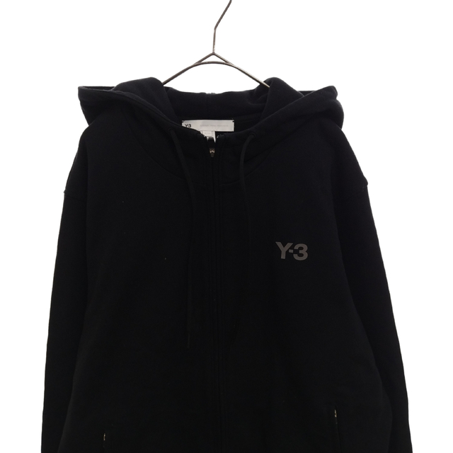 Y-3 - Y-3 ワイスリー バックデザインロゴジップアップパーカー 1AX001