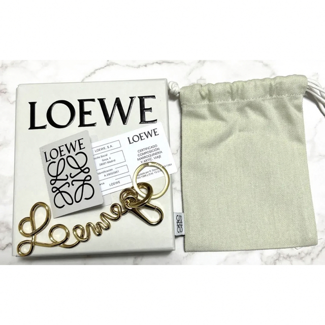 100％の買戻し率 【新品】ロエベLOEWE キーチャーム