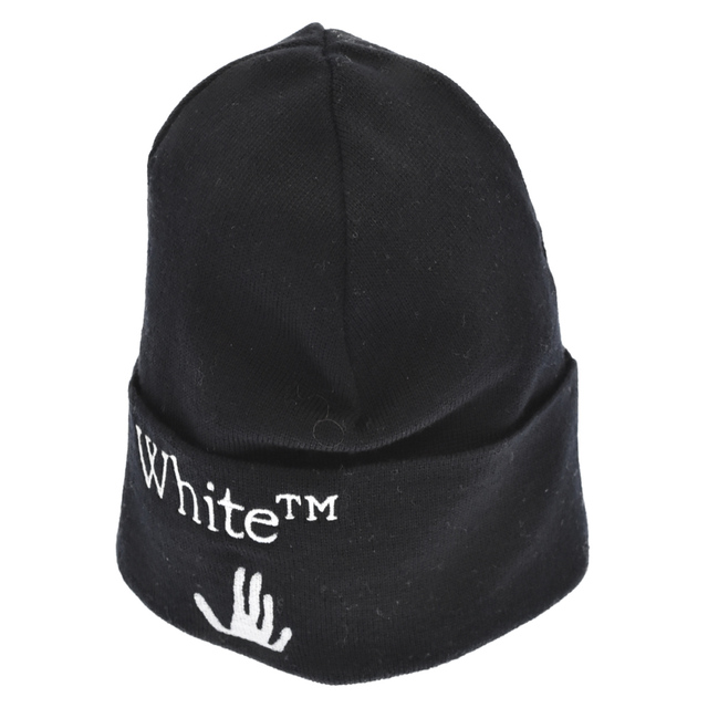 OFF-WHITE オフホワイト 21AW OW LOGO BEANIE OMLC012F21KNI001 ロゴ