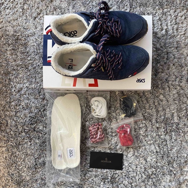 MONCLER - 美品激レア☆KITH×MONCLER×asicsボアスエードスニーカー26.5