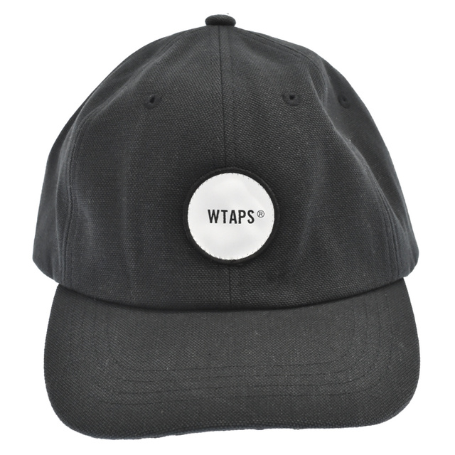 W)taps - WTAPS ダブルタップス 20SS 201HCDT-HT03 T-6L 01 CAP. COTTON. OXFORD オックスフォードコットンキャップ ロゴワッペン付き6パネルキャップ 帽子 ブラック
