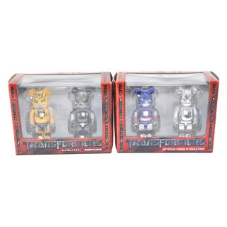 メディコムトイ(MEDICOM TOY)のMEDICOM TOY メディコムトイ BE@RBRICK TRANS FORMERS 100% SET '06 トランスフォーマー ベアブリック フィギュア 4体セット 未開封(その他)