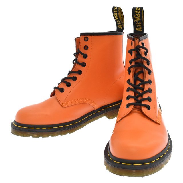 Dr.Martens ドクターマーチン 25714 8ホールレースアップブーツ レザーシューズ オレンジ