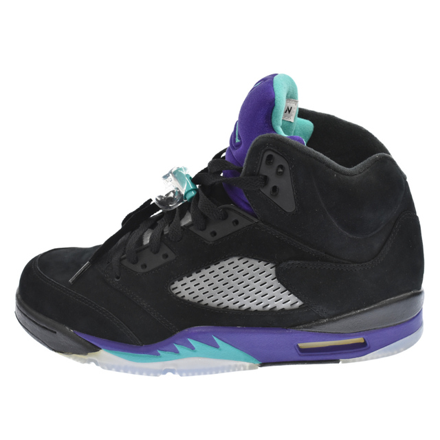 NIKE ナイキ AIR JORDAN 5 RETRO BLACK GRAPE 136027-007 エアジョーダン5レトロ ブラックグレープ ハイカットスニーカー ブラック US10