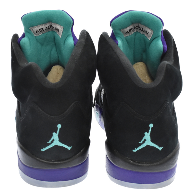 NIKE(ナイキ)のNIKE ナイキ AIR JORDAN 5 RETRO BLACK GRAPE 136027-007 エアジョーダン5レトロ ブラックグレープ ハイカットスニーカー ブラック US10 メンズの靴/シューズ(スニーカー)の商品写真