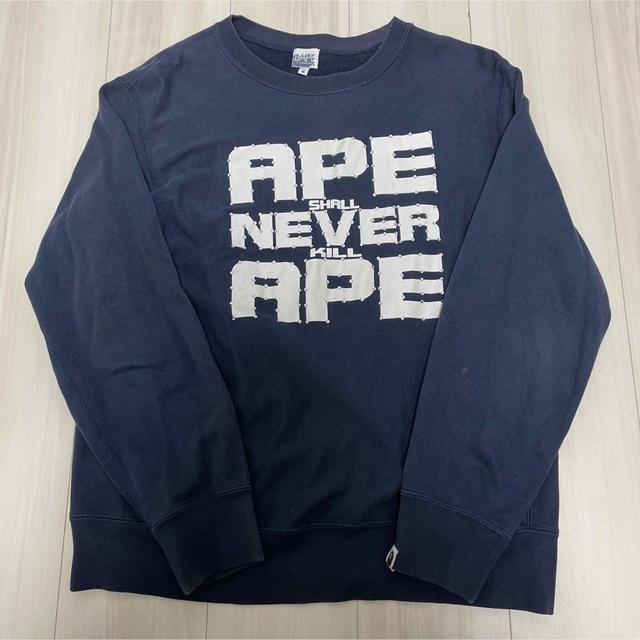BAPE スワロフスキー スウェット APE ベイプ エイプ アベイシングエイプ-