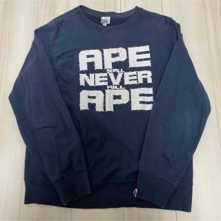 アベイシングエイプ(A BATHING APE)のBAPE スワロフスキー スウェット APE ベイプ エイプ アベイシングエイプ(スウェット)