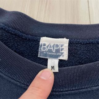 A BATHING APE - BAPE スワロフスキー スウェット APE ベイプ エイプ