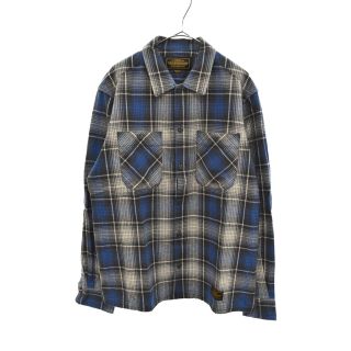 ネイバーフッド(NEIGHBORHOOD)のNEIGHBORHOOD ネイバーフッド 17SS LOGGER チェック フランネル 長袖シャツ ブルー 171ARNH-SHM01(シャツ)