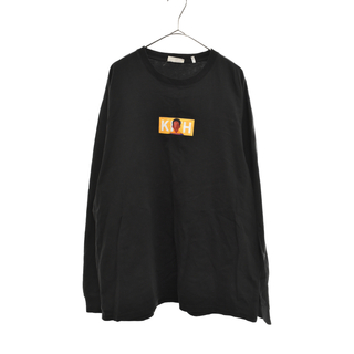 キス(KITH)のKITH キス Shaina McCoy Classic Logo L/S Tee クラシックボックスロゴ長袖Tシャツ ブラック KHM030056(Tシャツ/カットソー(七分/長袖))
