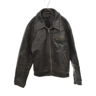 ショット(schott)のSCHOTT ショット ジップアップ ライダース レザー ジャケット ブラック(ライダースジャケット)