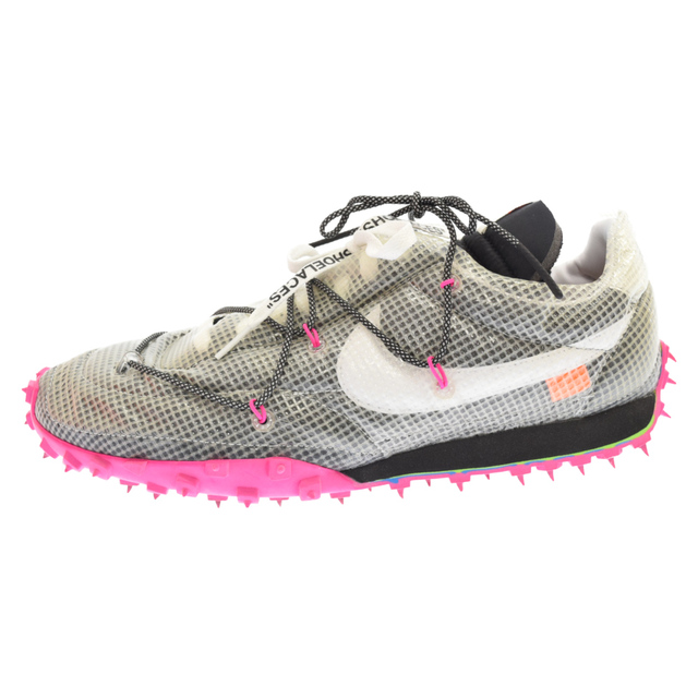 NIKE ナイキ ×OFF-WHITE WMNS WAFFLE RACER ウィメンズ ワッフルレーサー ローカットスニーカー ブラック オフホワイト US14/31cm CD8180-001