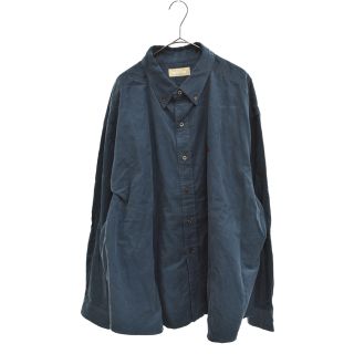 ウィンダンシー(WIND AND SEA)のWIND AND SEA ウィンダンシー 21AW Corduroy Shirt コーデュロイ長袖ボタンダウンシャツ ブルー(シャツ)