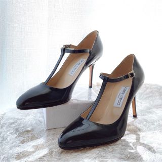 JIMMY CHOO(ジミーチュウ) エナメルヒールパンプス レディース