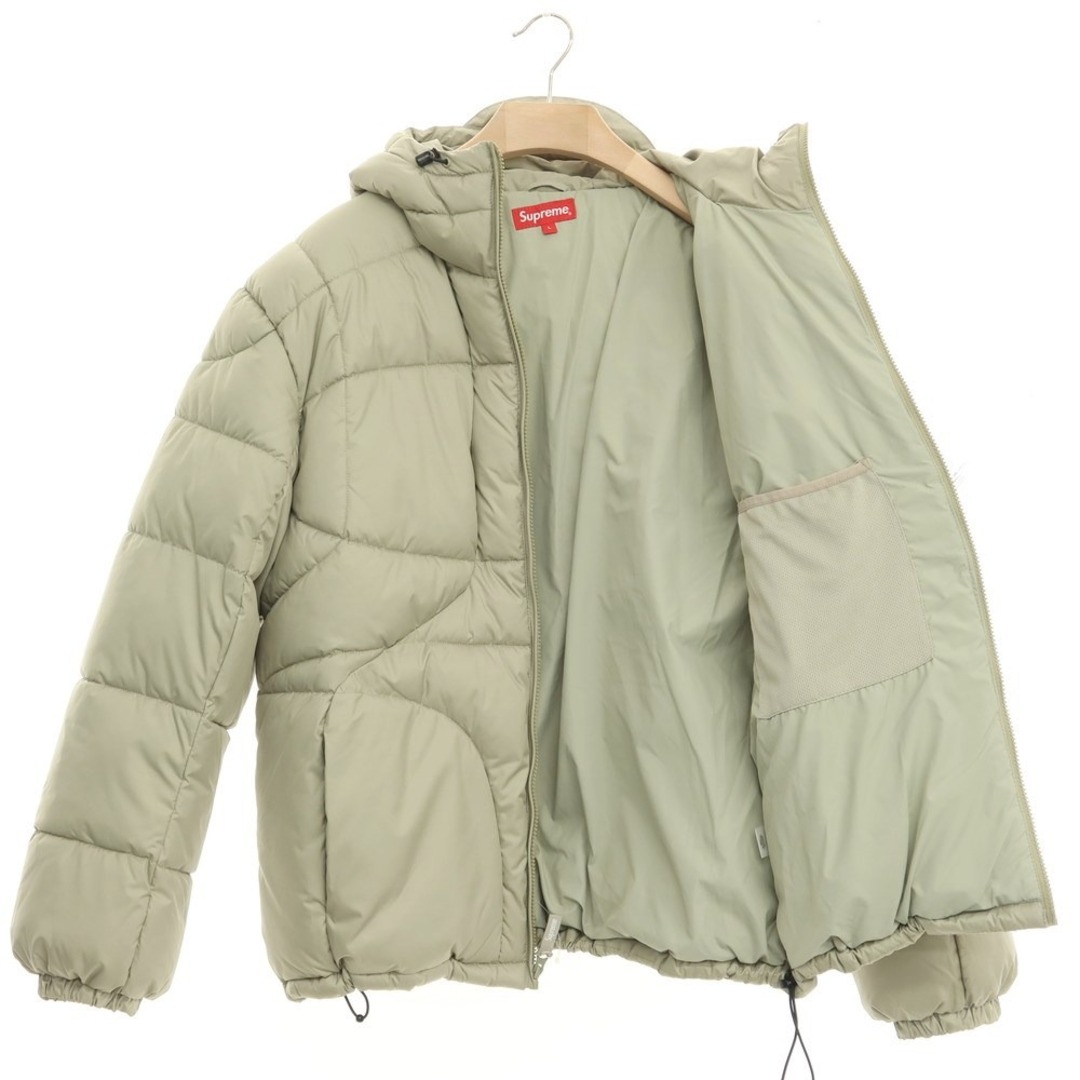 【中古】シュプリーム Supreme 2021年秋冬 Warp Hooded Puffy Jacket ポリエステル 中綿 フーデッド  ブルゾン【サイズL】【メンズ】