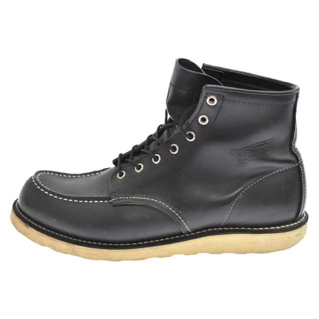 RED WING レッド ウイング 8130 アイリッシュセッター モックトゥレザーワークブーツ ブラック US10.5D