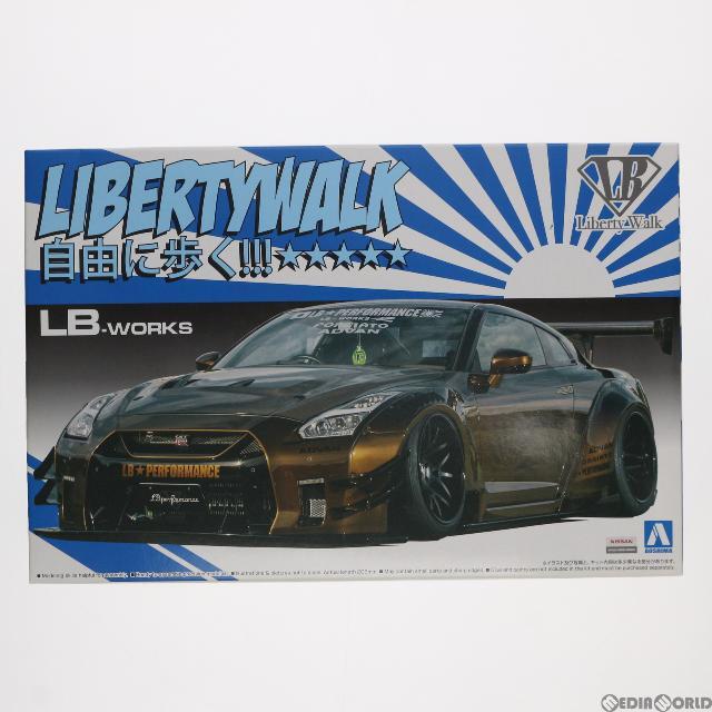 AOSHIMA(アオシマ)の1/24 リバティーウォーク No.12 LB★ワークス R35 GT-R type 2 Ver.1 プラモデル アオシマ エンタメ/ホビーのおもちゃ/ぬいぐるみ(プラモデル)の商品写真