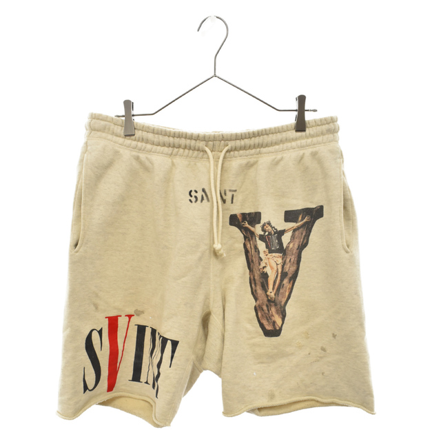 SAINT MICHAEL セントマイケル 22SS×VLONE SWEAT SHORTS ヴィーローン