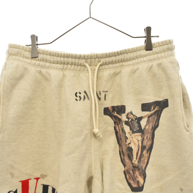 SAINT MICHAEL セントマイケル 22SS×VLONE SWEAT SHORTS ヴィーローン