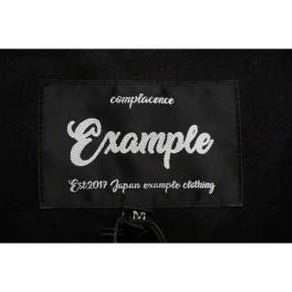 新品 21AW EXAMPLEエグザンプル × ストⅡスタジャン 黒1119M△の通販
