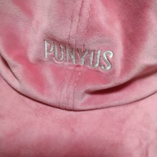 プニュズ(PUNYUS)のＬ1211 プニュズ　ピンク　ベースボール　キャップ　起毛生地　ベルベット(キャップ)