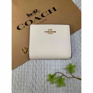 COACH スナップ ウォレット・ダンシング キトゥン 二つ折り財布 CC472