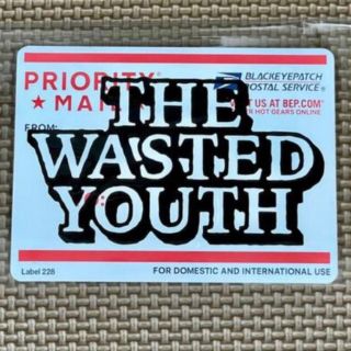 非売品 WASTED YOUTH BLACKEYEPATCH ステッカー(その他)