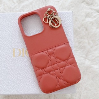 ディオール(Dior)の美品　DIOR ディオール　iPhone 13 Proケース ラムスキン (iPhoneケース)